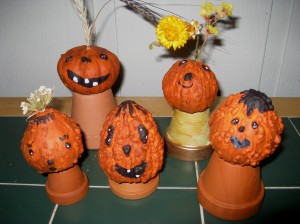 Halloween mini gourds